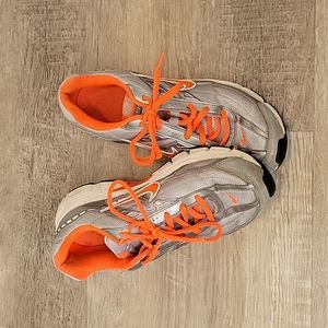 Neon Orange + Silver Nike Running Shoes